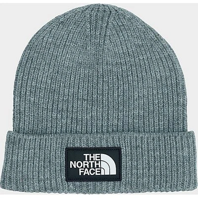 The North Face Inc Tnf&trade; Logo Box Cuffed Beanie Hat In Grey Heather