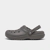 Crocs Classic Lined Slipper In Grey Lined