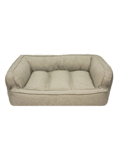 Arlee Home Fashions Arlee Memory Foam Sofa And Couch Style Pet Bed, Small In Wanut Dark Tan