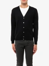 Nugnes 1920 Virgin Wool Cardigan In Black