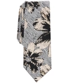 INC INTERNATIONAL CONCEPTS INC MEN'S FLORAL STRIPE TIE, CREATED FOR MACY'S