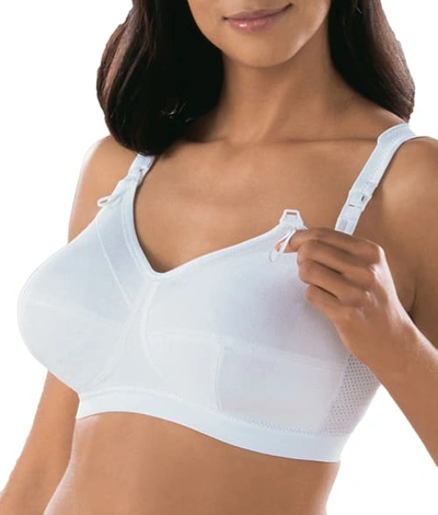 Anita Cotton Wire-free Nursing Bra In White