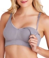 Bravado Designs Body Silk Wire-free Nursing Bra In Silver Belle