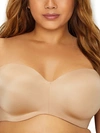 Curvy Couture Smooth Multi-way Strapless Bra In Bombshell Nude