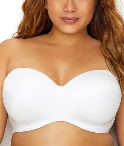 Curvy Couture Smooth Multi-way Strapless Bra In White