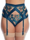 Dita Von Teese Rosabelle Garter Belt In Shady Spruce