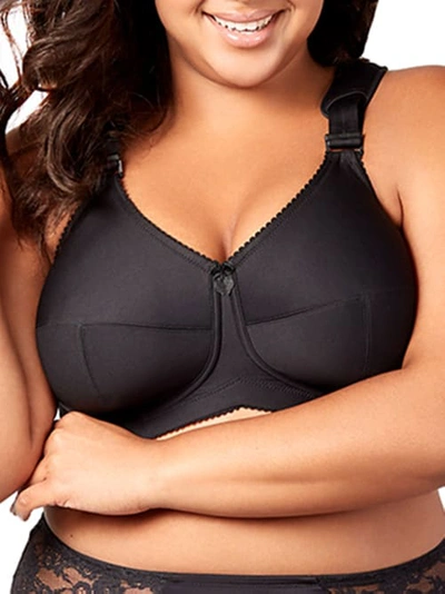 Elila Kaylee Full Coverage Wire-free Bra In Black