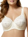 Elila Isabella Lace Full Coverage Bra In Ivory