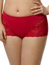 Elila Isabella Lace Boyshort In Red