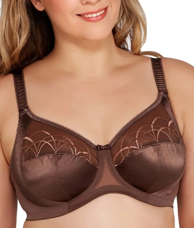 Elomi Cate Side Support Bra In Pecan