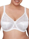 Elomi Cate Full Figure Underwire Lace Cup Bra El4030, Online Only In White