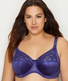 Elomi Cate Full Figure Underwire Lace Cup Bra El4030, Online Only In Royal Blue