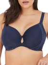 Elomi Charley Full Figure Spacer Underwire Bra In Navy