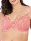Elomi Matilda Full Figure Underwire Plunge Bra In Rose