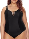 ELOMI PLUS SIZE MAGNETIC WIRE-FREE SHAPING ONE-PIECE