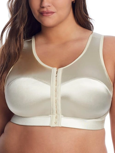 Enell High Impact Wire-free Sports Bra In Ecru