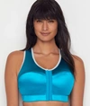 Enell High Impact Wire-free Sports Bra In Blue Lagoon