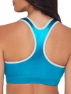 Enell High Impact Wire-free Racerback Sports Bra In Blue Lagoon