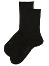 Falke Acitve Breeze Roll Top Socks In Black