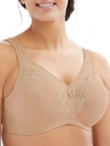 Glamorise Women's Full Figure Plus Size Magiclift Wirefree Minimizer Support Bra In Cafe