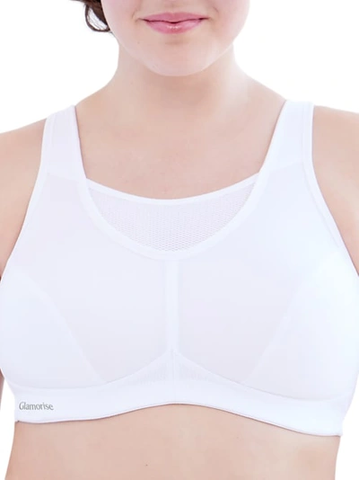 Glamorise No-bounce Cami Wire-free Sports Bra In White