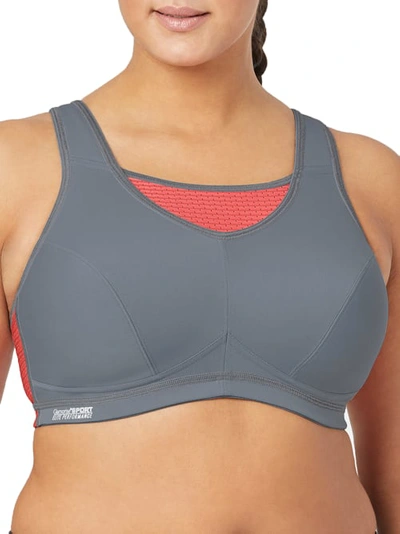 Glamorise No-bounce Cami Elite Wire-free Sports Bra In Grey