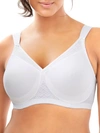 Glamorise Magiclift Seamless Wire-free Bra In White