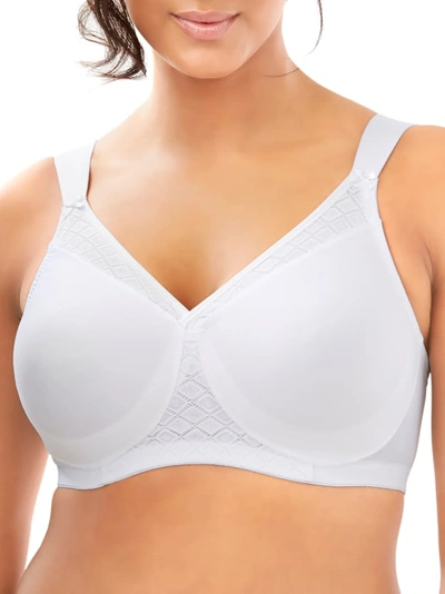 Glamorise Magiclift Seamless Wire-free Bra In White