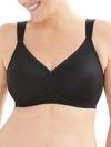 Glamorise Magiclift Seamless Wire-free Bra In Black