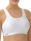 Glamorise Magiclift Total Control Custom Support Wireless Sports Bra In White