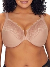 Glamorise Wonderwire Front-close Bra In Cappuccino