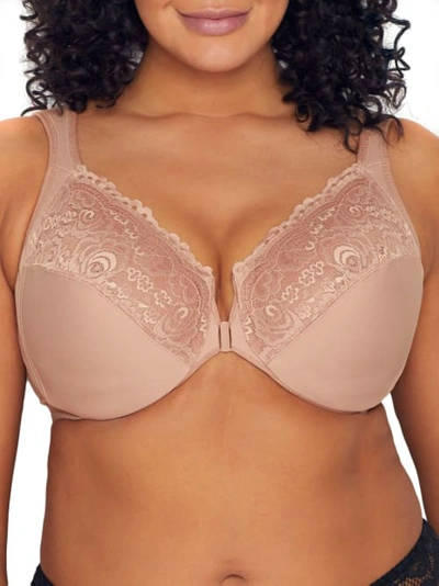 GLAMORISE WONDERWIRE FRONT-CLOSE BRA