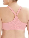 Glamorise Wonderwire Front Close T-back Bra In Pink Blush