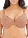 GLAMORISE WONDERWIRE FRONT-CLOSE STRETCH LACE BRA