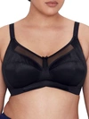 Goddess Keira Side Support Wire-free Bra In Black