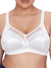 Goddess Keira Side Support Wire-free Bra In White