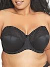 Goddess Adelaide Strapless Bra In Black