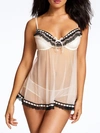 Jezebel Ruffles Galore Babydoll Set In Ivory