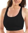 Leading Lady Everyday Wire-free Sports Bra In Black