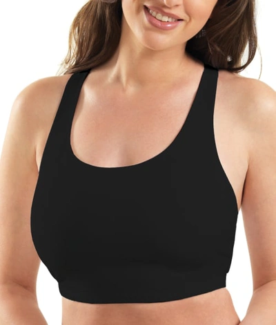 Leading Lady Everyday Wire-free Sports Bra In Black