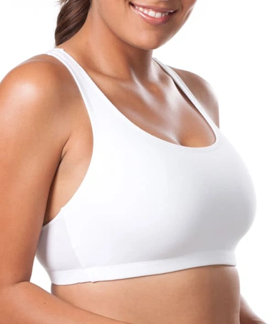Leading Lady Everyday Wire-free Sports Bra In White