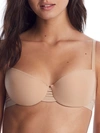 Le Mystere Second Skin Convertible Demi Bra In Natural