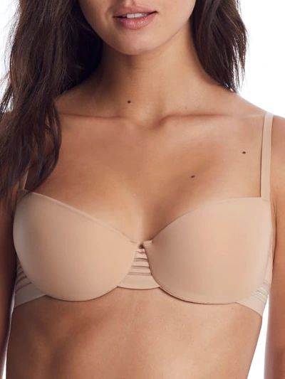 Le Mystere Second Skin Convertible Demi Bra In Natural