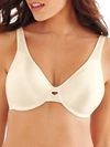 Lilyette By Bali Minimizer Plunge Into Comfort Keyhole Underwire Bra 904 In Ivory