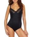 Maidenform Women's Firm Control Embellished Unlined Shaping Bodysuit1456 In Black