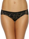 Maidenform Comfort Devotion Lace Tanga In Black,gold