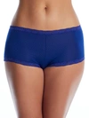 Maidenform Microfiber Boyshort In Scatter Dot,royal