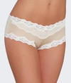 Maidenform Scalloped Lace Hipster Underwear 40823 In Latte,ivory