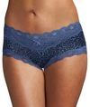 Maidenform Scalloped Lace Hipster In Magical Navy Leopard