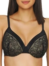 Maidenform Comfort Devotion Full Coverage Underwire Bra In Black,body Beige